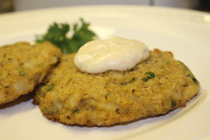 Catfish Cakes with Remoulade Rx Catering Houston Home & Office Catering